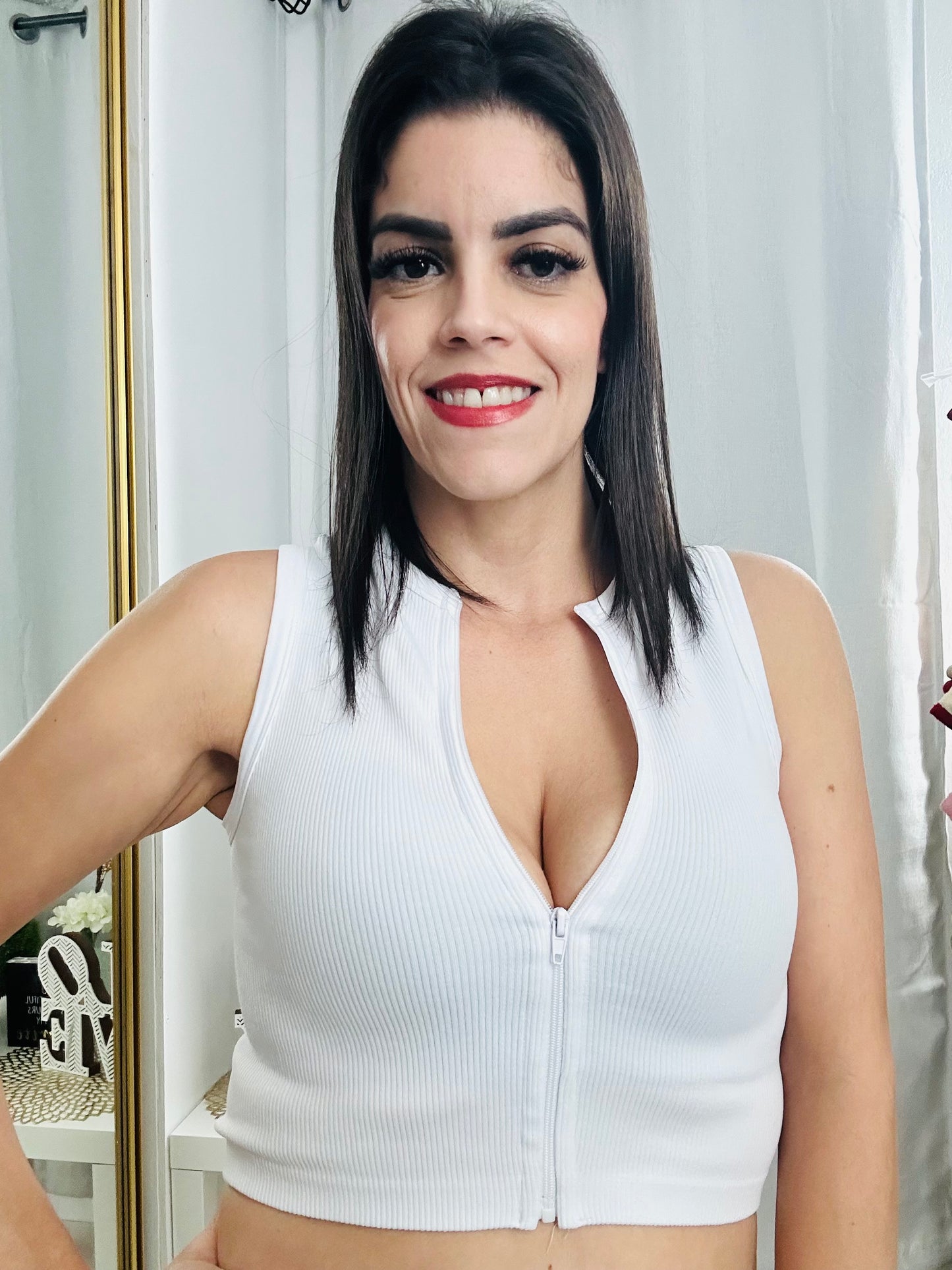 Basic White Top ONE SIZE
