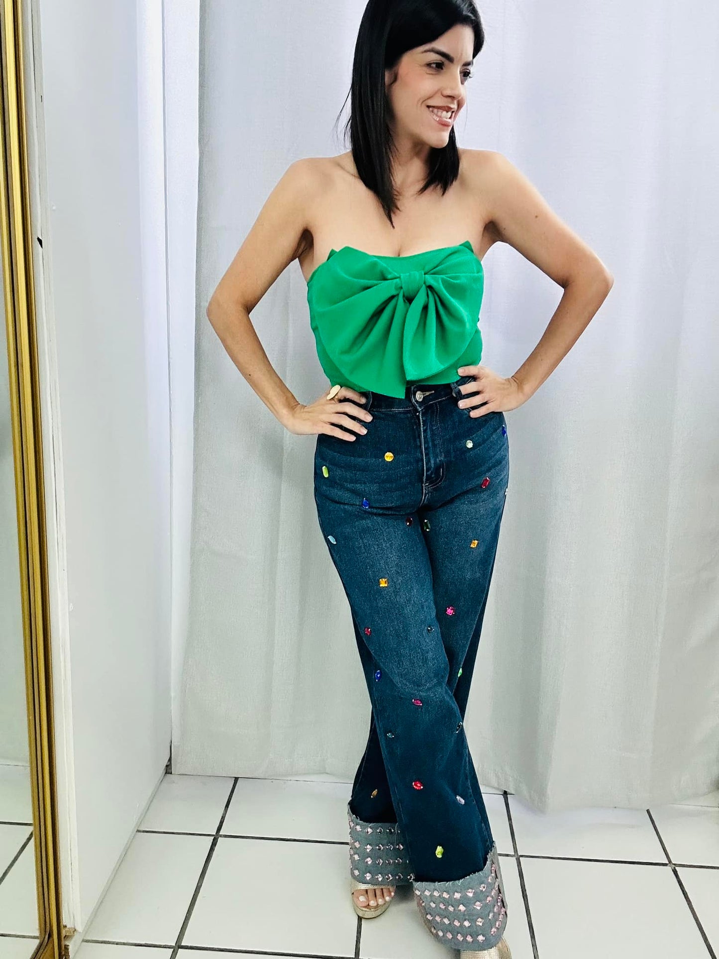 Multi gems jean
