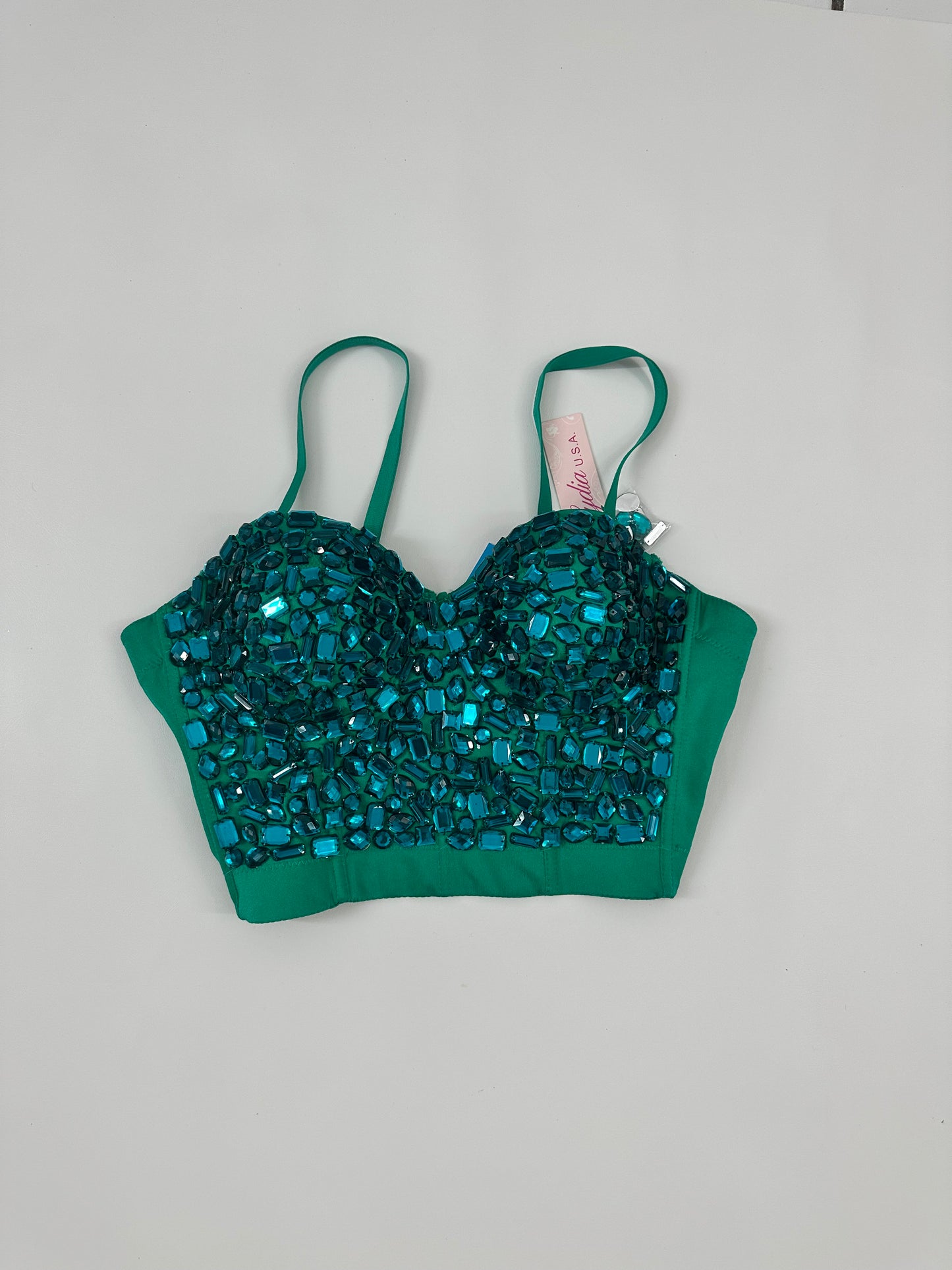 Green bustier