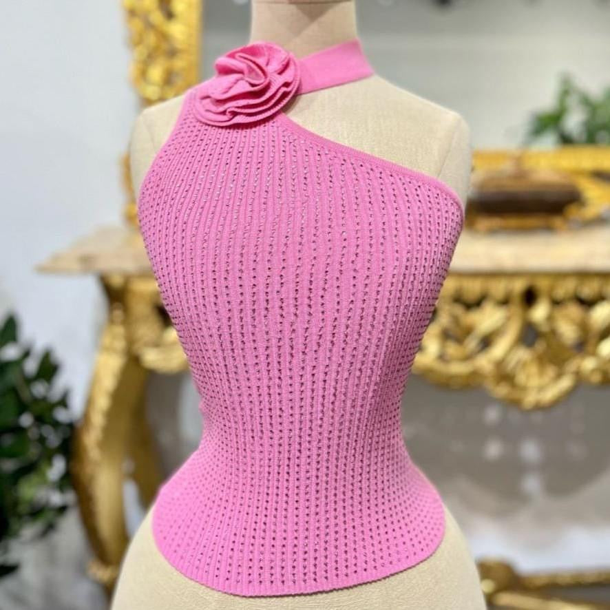 Pink Flower Top