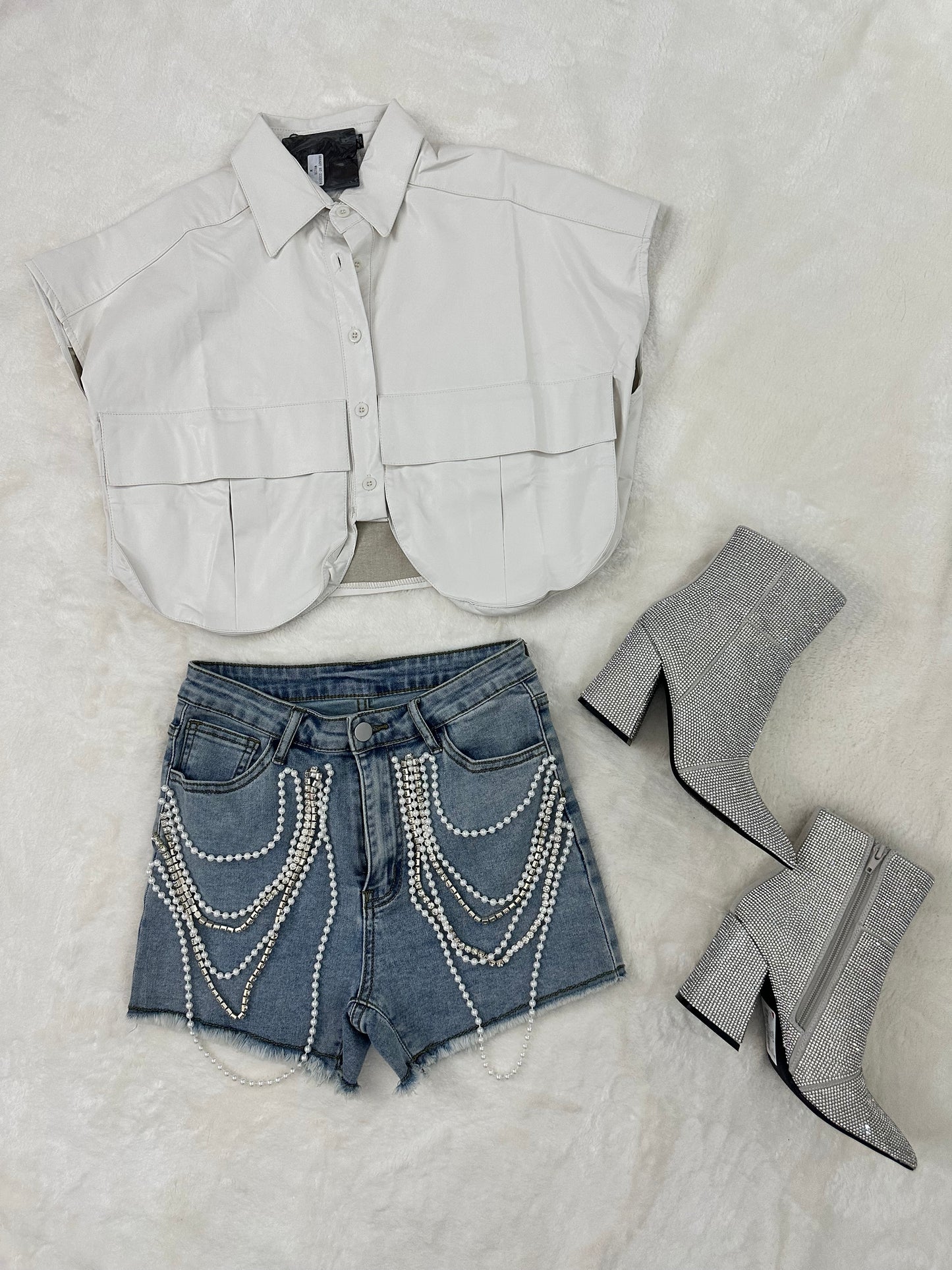 Oversize crop top