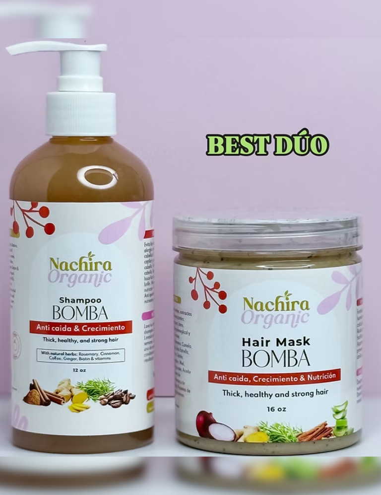 Shampoo y mask bomba 16oz