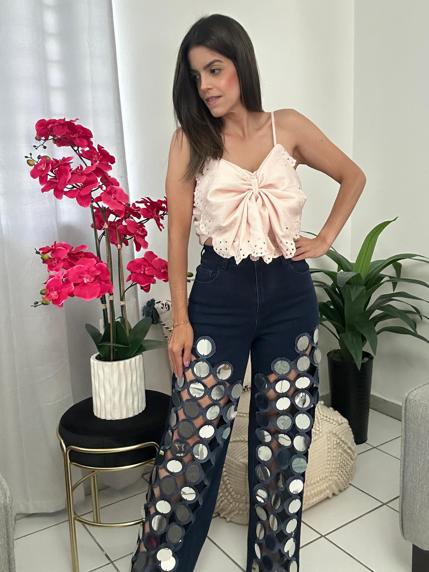 Mirror details Denim Jean