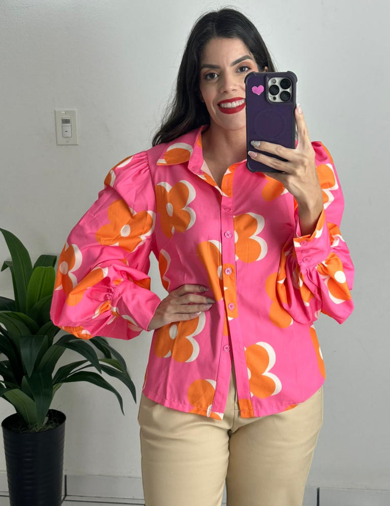 Flower Print Blouse