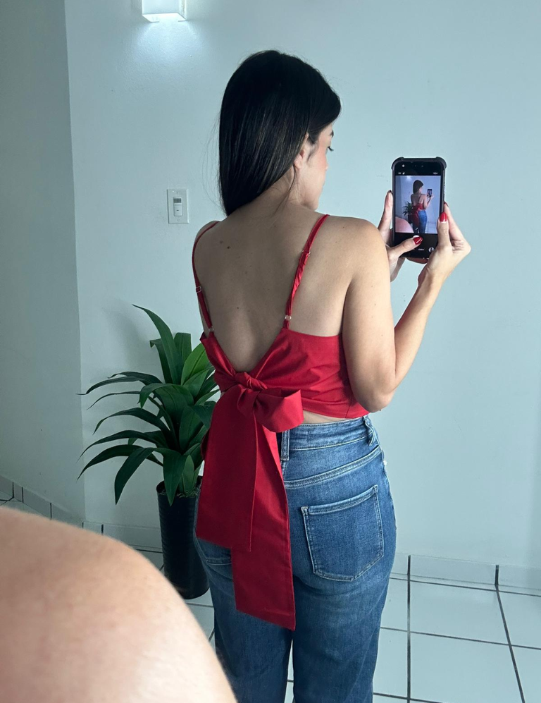 Big Bow Red Top