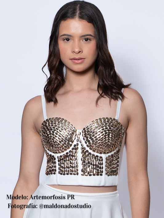 Embellished Bustier