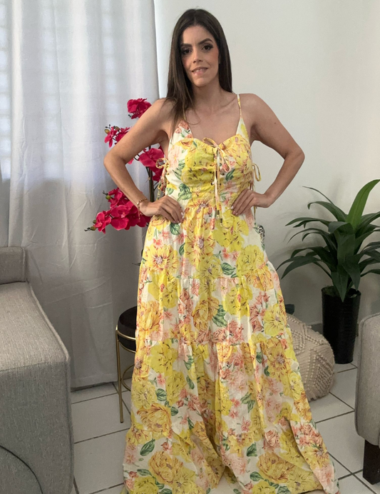 Spring Vibes Yellow Dress