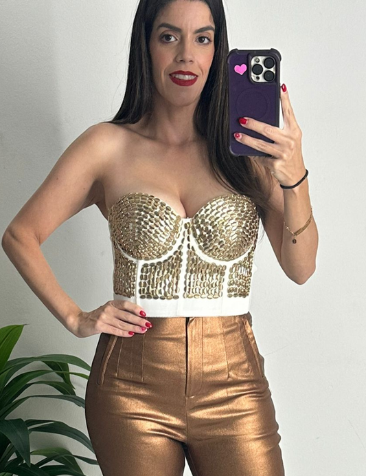 Embellished Bustier