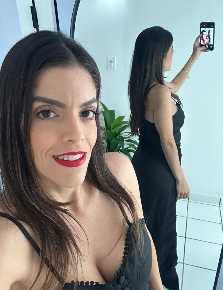 Black Embroidered Casual Dress