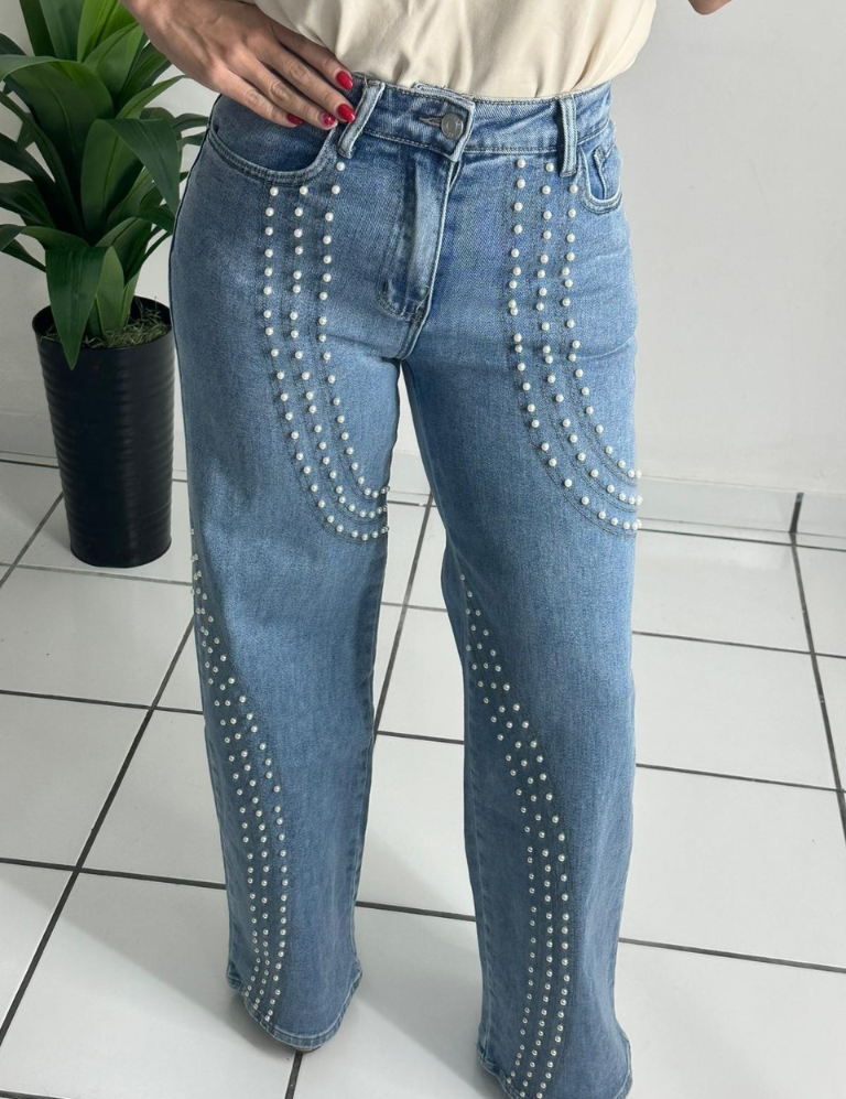 Line of Pearls Denim Jean