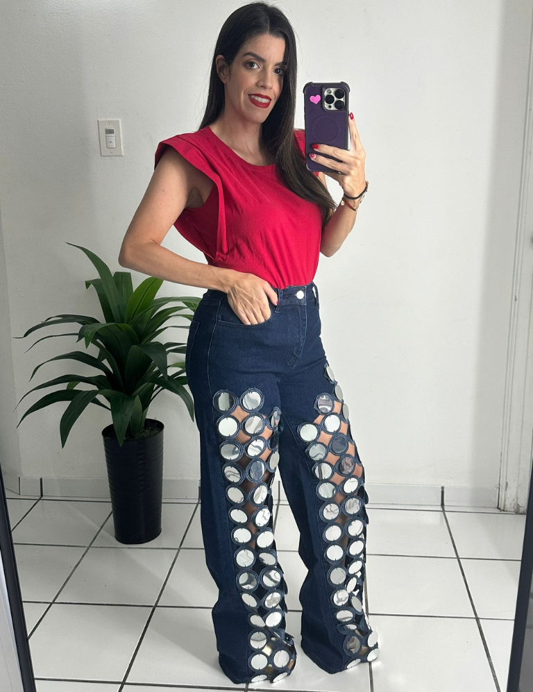 Double Inner Tank Top - Red