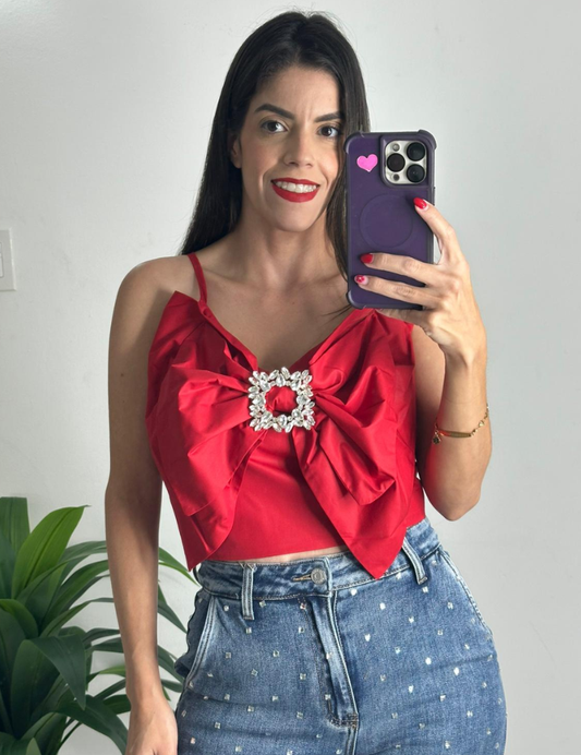 Big Bow Red Top