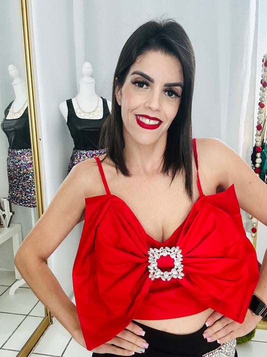 Big Bow Red Top