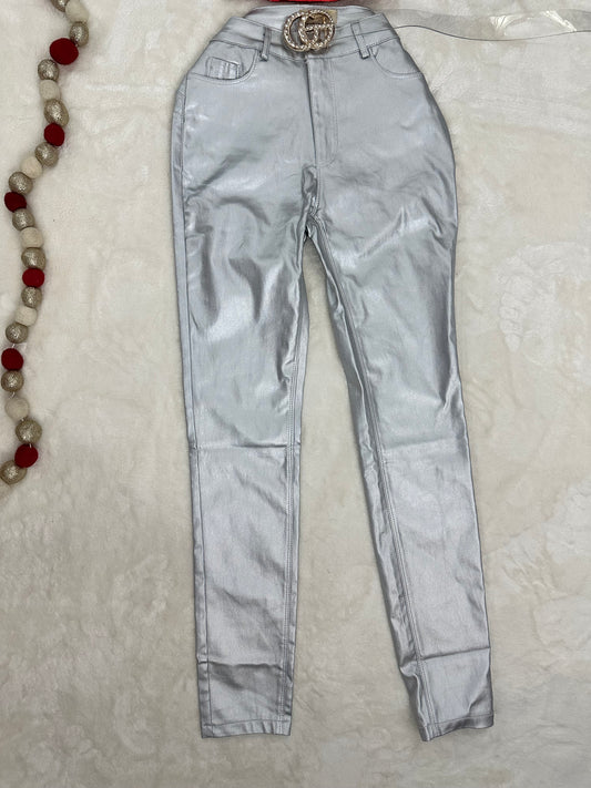 Skinny Silver Pant