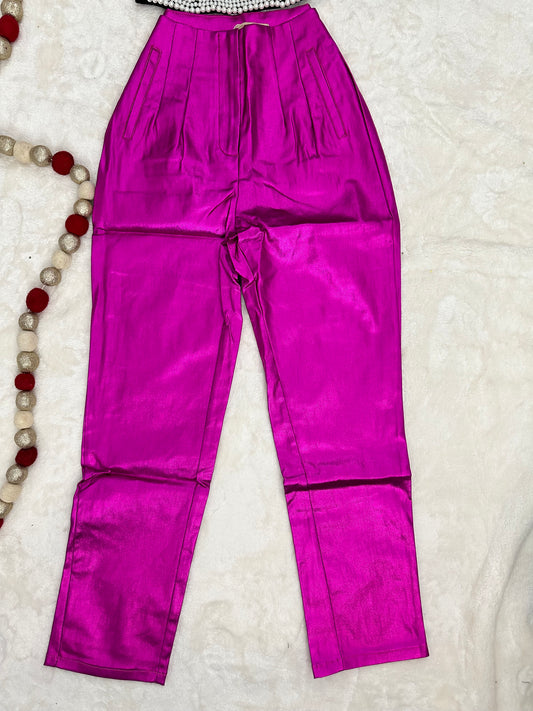 Pink high waisted Pant
