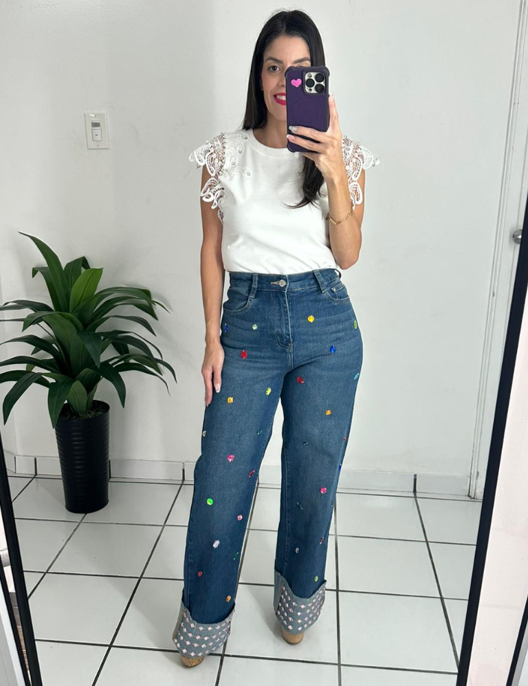 Multi gems jean