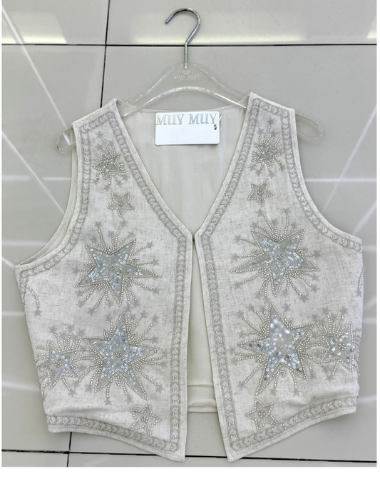 Natural Stars Vest