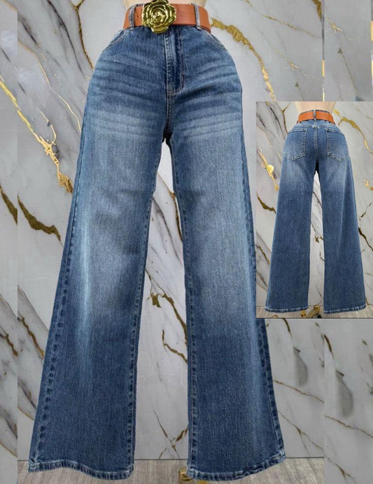 Classic Denim with belt Jean