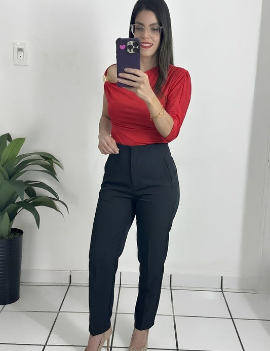 Zara Style Highwaist Black Pant