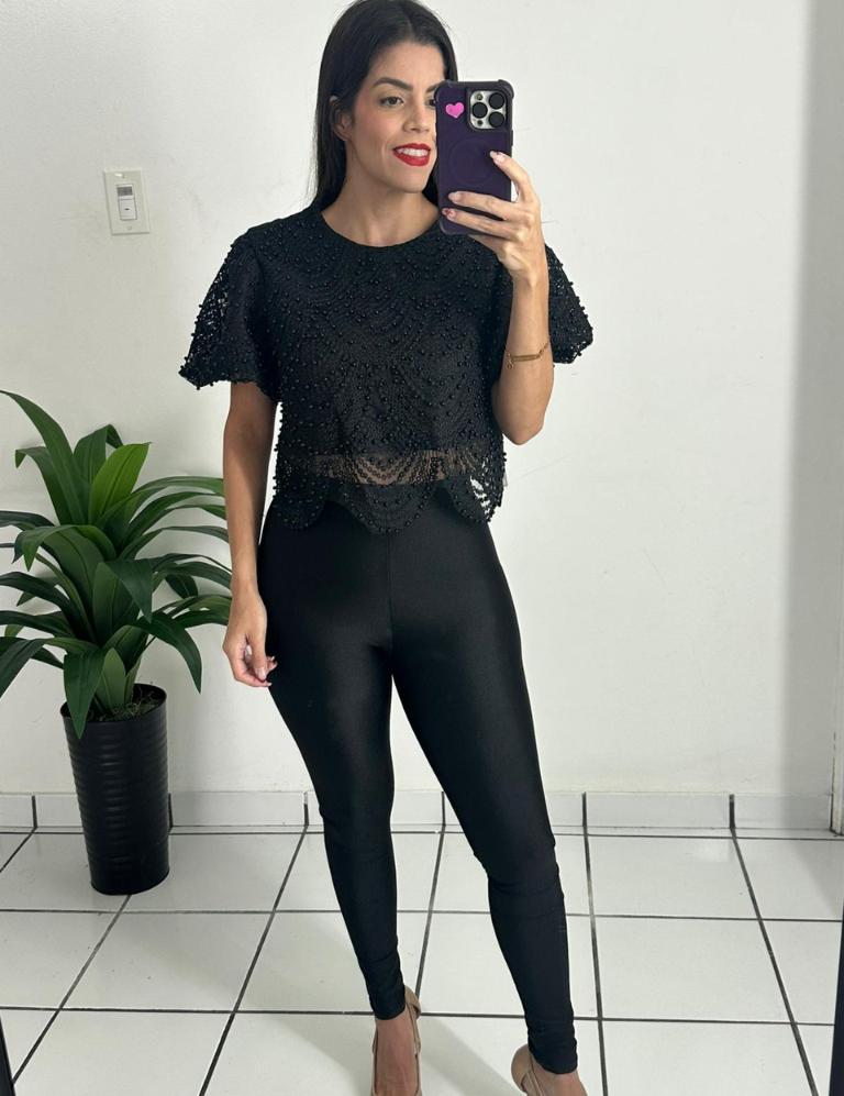 Stretch Black Leggins Pant