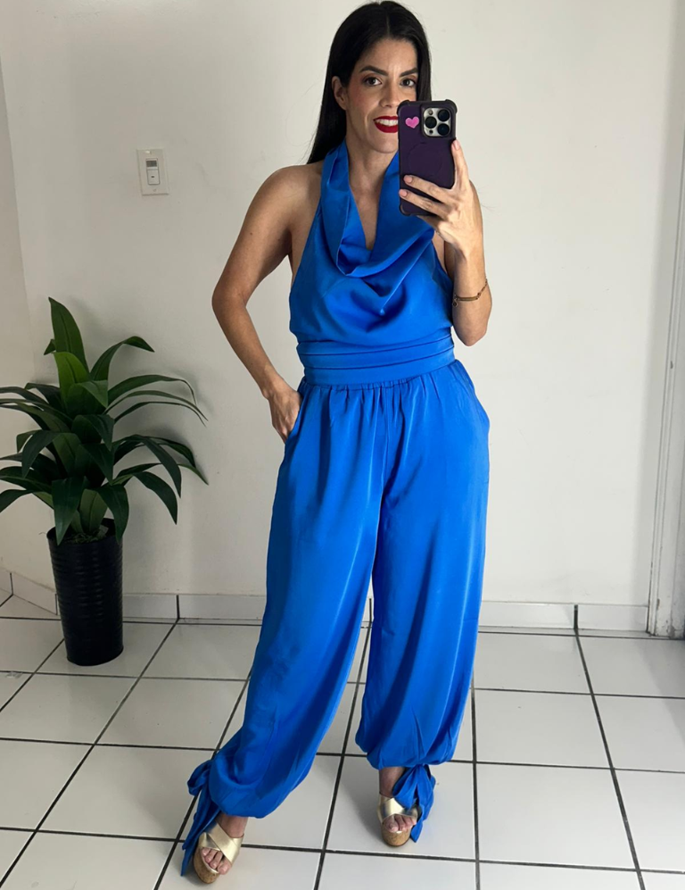 Royal Blue Top & Pant Set