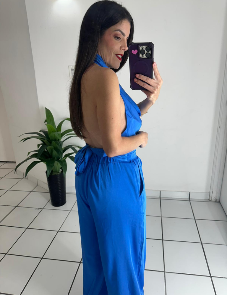 Royal Blue Top & Pant Set