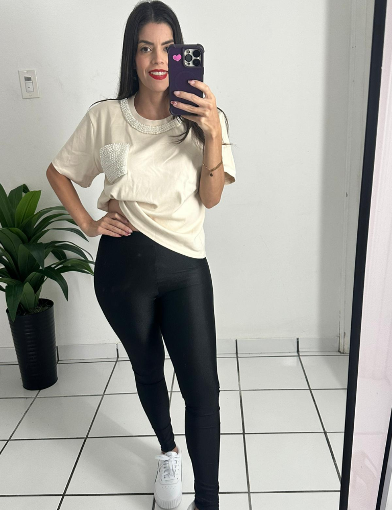 Stretch Black Leggins Pant