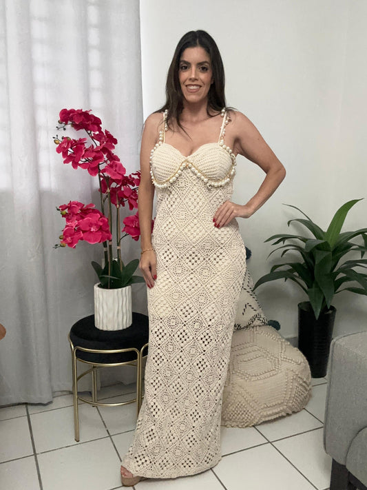 Crochet elegant dress